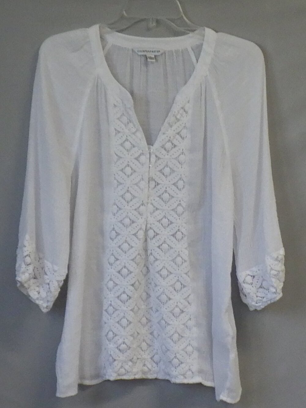 Counterparts White Boho Top